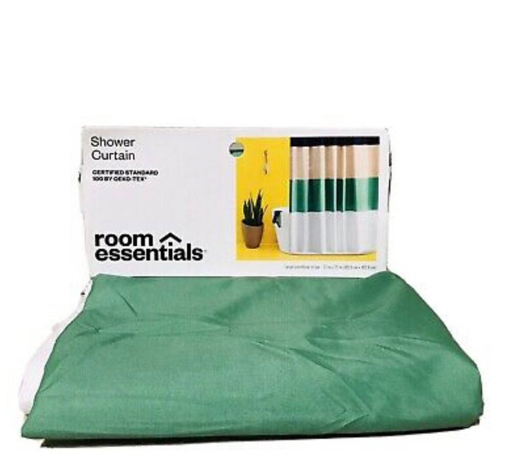 New microfiber shower curtain